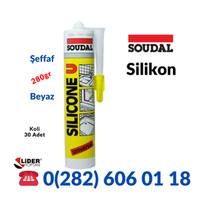 Soudal Genel Ama�l� Silikon 280 gr �effaf