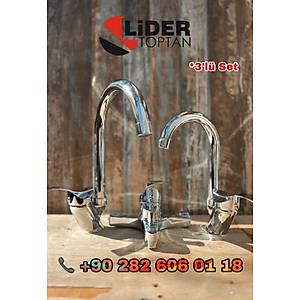 Krom 3'l� Batarya Seti