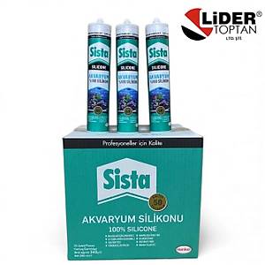 Sista Akvaryum Silikonu 1 koli (280 ml) (20 adet)