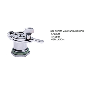 Bal S�zme Makinas� Muslu�u ( Krom Paslanmaz Metal Musluk )