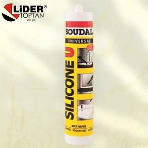 Soudal Silicone U Genel Ama�l� Silikon 280 gr �effaf