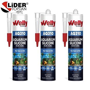 Welly Akvaryum Silikonu AQ310 1 koli (24 Adet)
