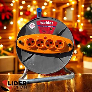 Welder Makaral� Seyyar Uzatma Kablosu 4 Giri�li