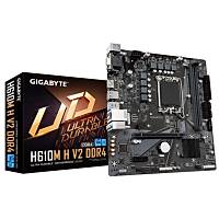 GIGABYTE H610M-H V2 DDR4 3200MHZ 1XVGA 1XHDMI 1XM.2 USB 3.2 MATX 1700P (13. VE 12.NESL LEMC UYUMLU)