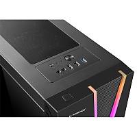 RAMPAGE X-MAX 1X120MM FAN TEMPERED GLASS GAMING OYUNCU KASA PSU YOK