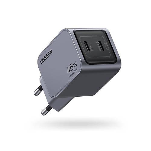 UGREEN NEXODE PRO 45W GAN HIZLI ARJ CHAZI TYPE-C QC PD 2XUSB-C UZAY GRS 35008