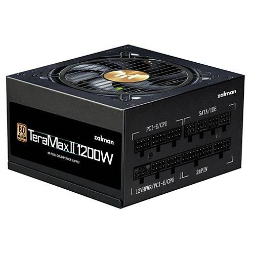 ZALMAN ZM1200-TMX2(TERAMAX II) 80+ GOLD GEN5 FULL MODULER YKSEK KORUMA DEVRE TASARIMI G KAYNAI