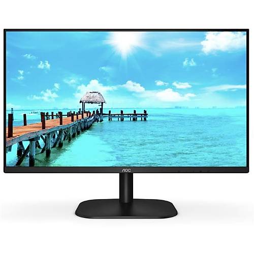 27 AOC 27B2QAM 4MS 75MHZ 1XVGA 1XHDMI 1XDP FHD 1920X1080 HOPARLR EREVESZ FLICKER-FREEE VESA SYAH