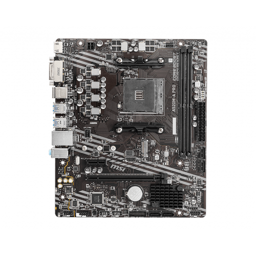 MSI A520M-A PRO DDR4 3200MHZ 1XHDMI 1XDVI 1XM.2 USB 3.2 MATX AM4 (AMD 5000 VE 3000 SERS LEMC UYUMLU)
