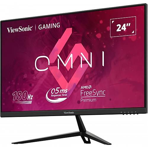 23.8 VIEWSONIC VX2428 IPS 0.5MS 180MHZ 2XHDMI 1XDP FHD 1920X1080 HOPARLR EREVESZ FREESYNC GAMING VESA SYAH