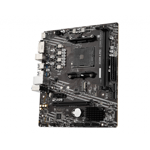 MSI A520M-A PRO DDR4 3200MHZ 1XHDMI 1XDVI 1XM.2 USB 3.2 MATX AM4 (AMD 5000 VE 3000 SERS LEMC UYUMLU)