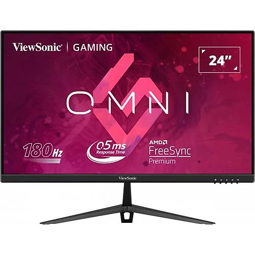 23.8 VIEWSONIC VX2428 IPS 0.5MS 180MHZ 2XHDMI 1XDP FHD 1920X1080 HOPARLR EREVESZ FREESYNC GAMING VESA SYAH