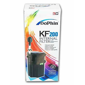 Dophin Kf/200 Akvaryum  Filtresi, Su Debisi 200 Lt/Saat
