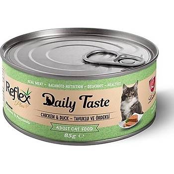Reflex Plus Daily Taste Kıyılmış Tavuk ve Ördekli Yetişkin Kedi Konservesi 85 gr