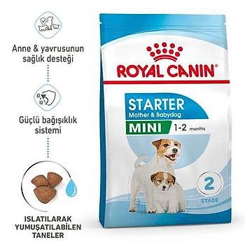 Royal Canin Mini Starter Kk Irk Anne ve Yavru Kpek Mamas 4 Kg
