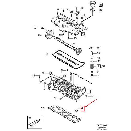 Volvo D5 Dizel  Subap Takm Emme + Egsoz