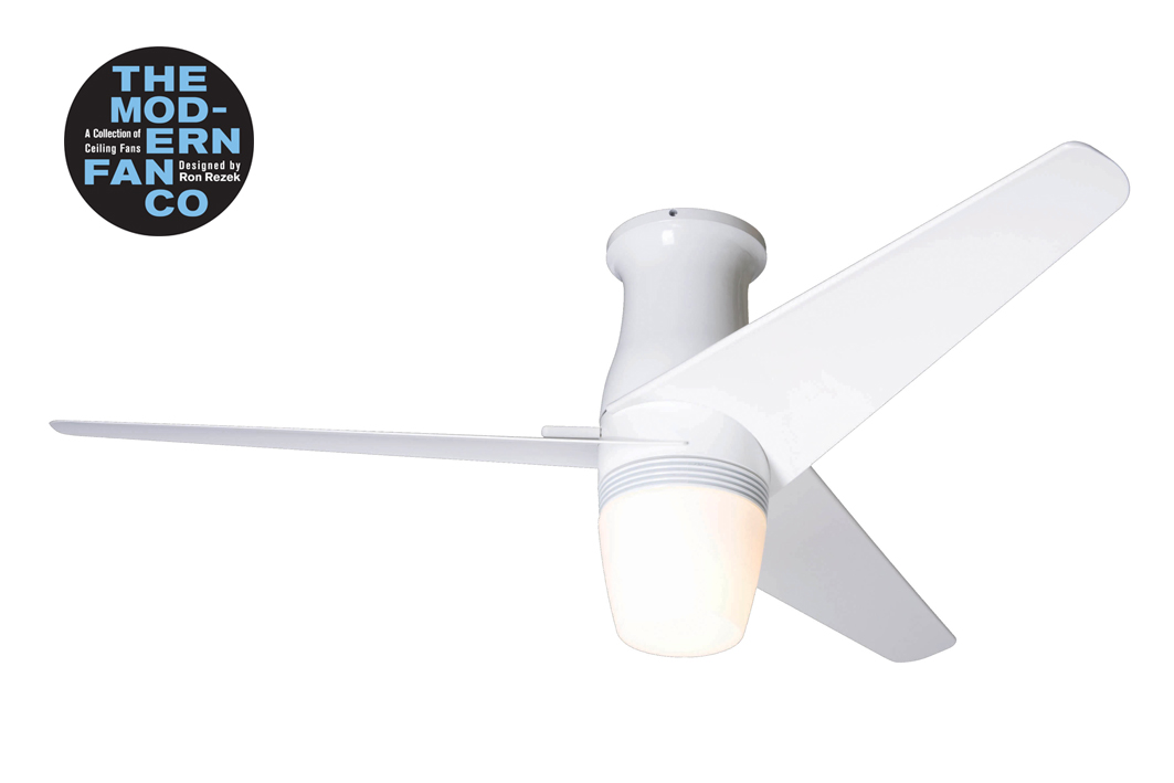 Modern Fan - Velo Hugger Beyaz Aydınlatmalı 132 Cm. Tavan Vantilatörü