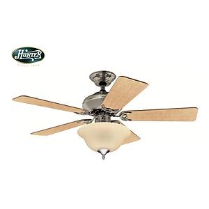 Hunter - Builder Select F�r�alanm�� Nikel - 107 Cm. Ayd�nlatmal� Tavan Vantilat�r�