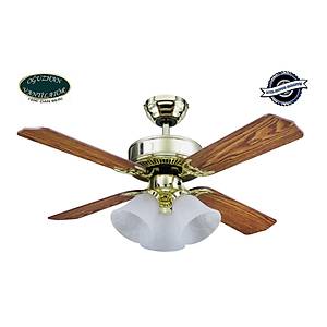 O�uzhan - Builder Series Parlak Pirin� - 107 Cm. Ayd�nlatmal� Tavan Vantilat�r�