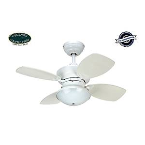 O�uzhan - Petite Beyaz - 71 Cm. Ayd�nlatmal� Tavan Vantilat�r�