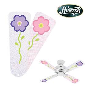Hunter - �ocuk Odas� Bayport Modeli ��in Mor - Pembe �i�ekli Kanatlar