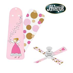 Hunter - �ocuk Odas� Bayport Modeli ��in Peri - Pembe Noktal� Kanatlar