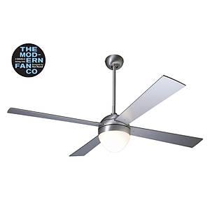 Modern Fan - Ball Al�minyum 132 Cm. Ayd�nlatmal� Tavan Vantilat�r�