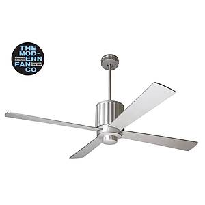 Modern Fan - Flute Dokulu Nikel 132 Cm. Tavan Vantilat�r�