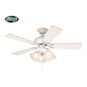 Hunter - Builder Select Beyaz - 107 Cm. Ayd�nlatmal� Tavan Vantilat�r�