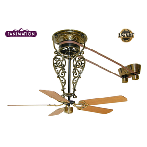 Fanimation - The Bourbon Street - Eski Tarz Kay��l� �oklu Tavan Vantilat�r� Sistemi - Uzun 3l�