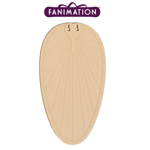 Fanimation - D�z Renkte Palmiye Yapra�� �ekilli Dar Oval Kompozit Kanat Seti
