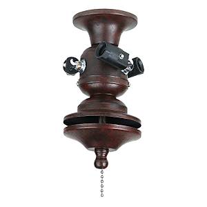 Pasl� Bronz �ukur Tabak Ba�lant� Adapt�r� 3 x E-14 60 Watt Duy