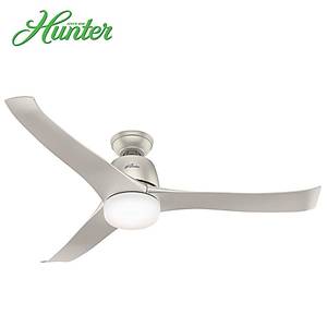 Hunter - Harmony Mat Nikel - 137 Cm. Duvar Kumandal� Ayd�nlatmal� Tavan Vantilat�r�