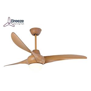 Breeze - Ku�adas� Ah�ap - 132 Cm. Kanat �apl� Ayd�nlatmal� Tavan Vantilat�r�
