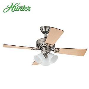 Hunter - Bayport F�r�alanm�� Nikel - 107 Cm. 3l� Ayd�nlatmal� Tavan Vantilat�r�