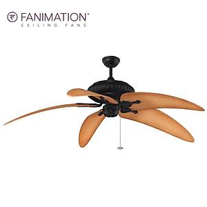 Fanimation - Belleria Dokulu Siyah - 137 Cm. Tavan Vantilat�r�