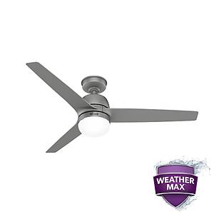 Hunter - Seawave Mat G�m�� 132 Cm. - D�� Mekan Duvar Kumandal� Tavan Vantilat�r�