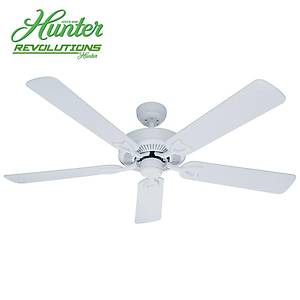 Hunter Revolutions - Classic Elite Beyaz - 132 Cm. Tavan Vantilat�r�