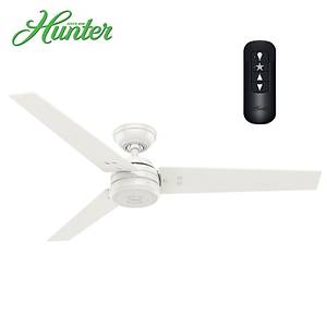 Hunter - Protos Beyaz - 132 Cm. Uzaktan Kumandal� D�� Mekan - Nemli Mekan Tavan Vantilat�r�