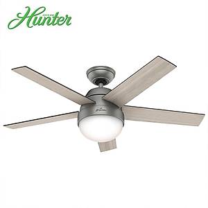 Hunter - Stile Mat G�m�� - 117 Cm. Ayd�nlatmal� Uzaktan Kumandal� Tavan Vantilat�r�