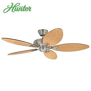 Hunter - Savoy F�r�alanm�� Nikel - 137 Cm. Plastik Yaprak Kanatl� Tavan Vantilat�r�