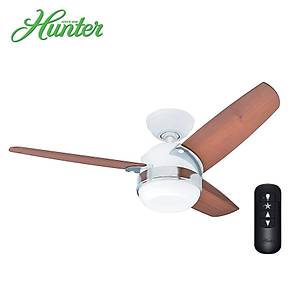 Hunter - Nova Beyaz  - 107 Cm. Uzaktan Kumandal� Ayd�nlatmal� Tavan Vantilat�r�
