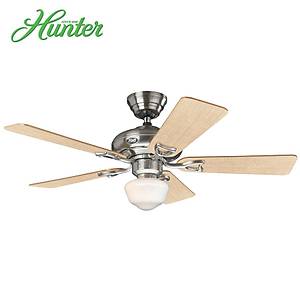 Hunter - Seville F�r�alanm�� Nikel - 112 Cm. Ayd�nlatmal� Tavan Vantilat�r�