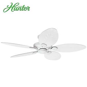 Hunter - Outdoor Elements II Beyaz - 137 Cm. Beyaz Plastik Yaprak Kanatl� D�� Mekan Tavan Vantilat�r�