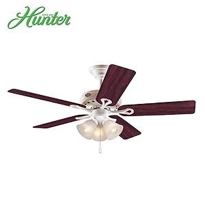 Hunter - Savoy Beyaz - 132 Cm. Ayd�nlatmal� Tavan Vantilat�r�