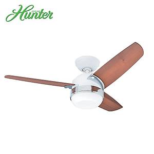 Hunter - Nova Beyaz  - 107 Cm. Ayd�nlatmal� Duvar Kumandal� Tavan Vantilat�r�
