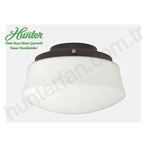 Beyaz Buzlu Cam Konik Grafit Rengi D�� Mekan Ayd�nlatma