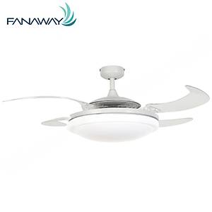 Fanaway Evo 2 Endure Beyaz - 121 Cm. Ayd�nlatmal� Kanatlar� Gizlenen Tavan Vantilat�r�