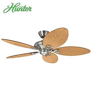 Hunter - Seville F�r�alanm�� Nikel - 132 Cm. Sar� Plastik Kanatl� Tavan Vantilat�r�