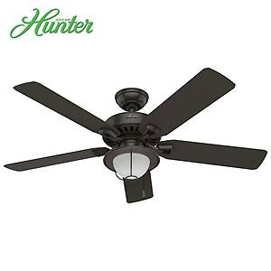 Hunter - Builders Elite �a�da� Bronz - 132 Cm. D�� Mekan - Nemli Mekan Ayd�nlatmal� Tavan Vantilat�r�